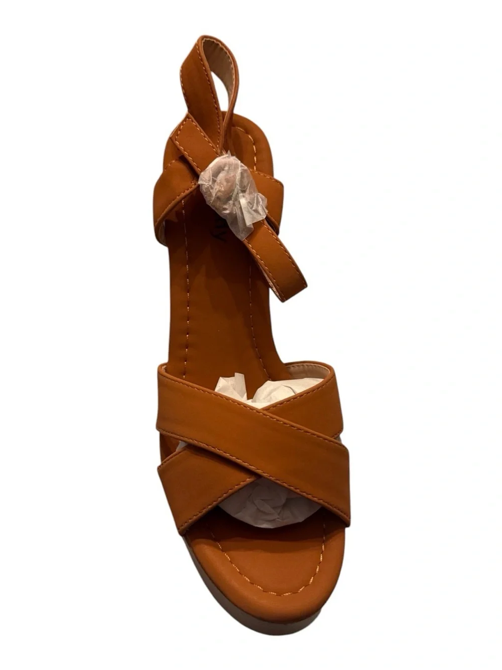Milan Girl Lala Camel Platform Heels Size 9